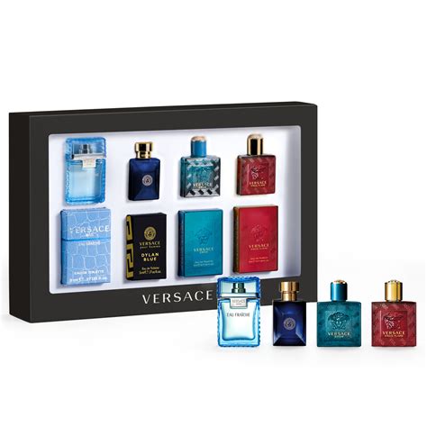 versace mens gifts|mini men's aftershave sets.